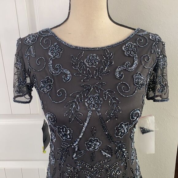 NWT BHLDN Easton Gray Maxi Dress Size 0 - Picture 2 of 13